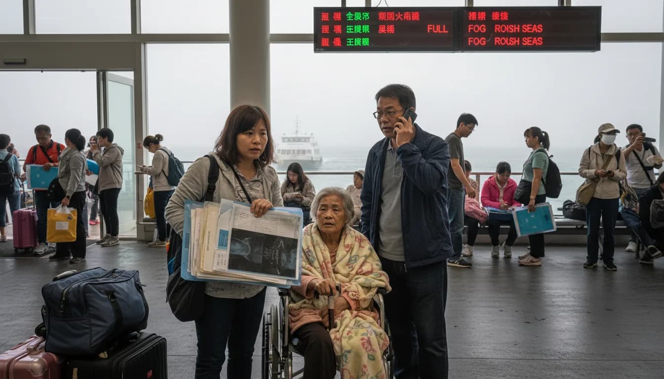 金門跨海就醫與求學的時間成本：從急診轉診到班次困境的完整解析