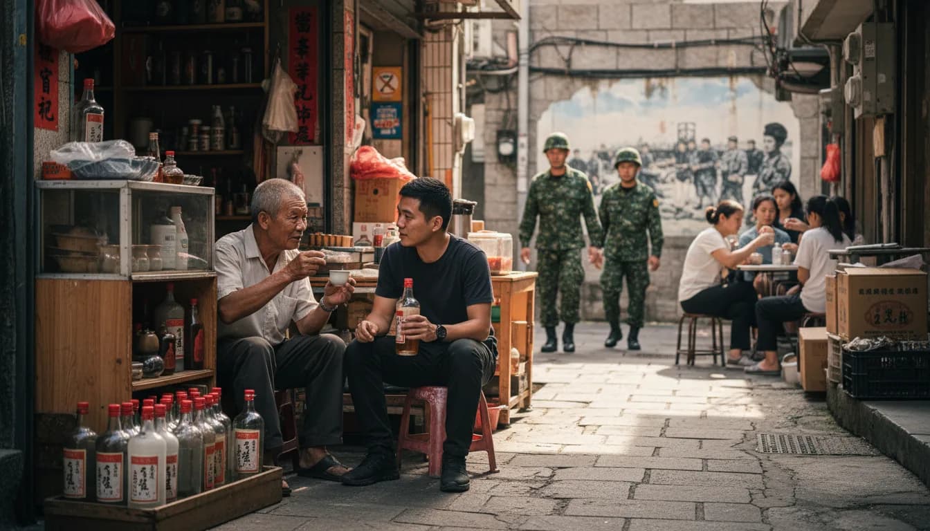 金門高粱紅標二十年：從軍中配給到街邊小店，三金獲獎背後的國民酒故事