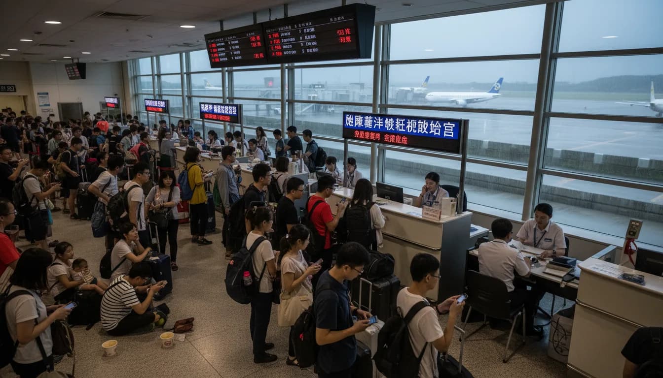 薔琵颱風澎湖33個航班取消：離島旅客改期、防颱與回程的完整指南