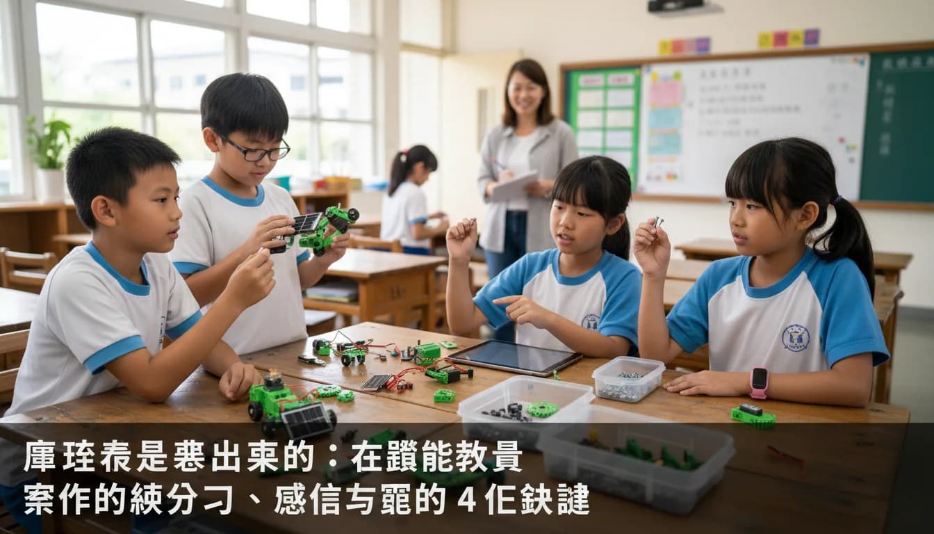 廉潔不是背出來的：在綠能教具實作中練分工、誠信與認錯的 4 個關鍵
